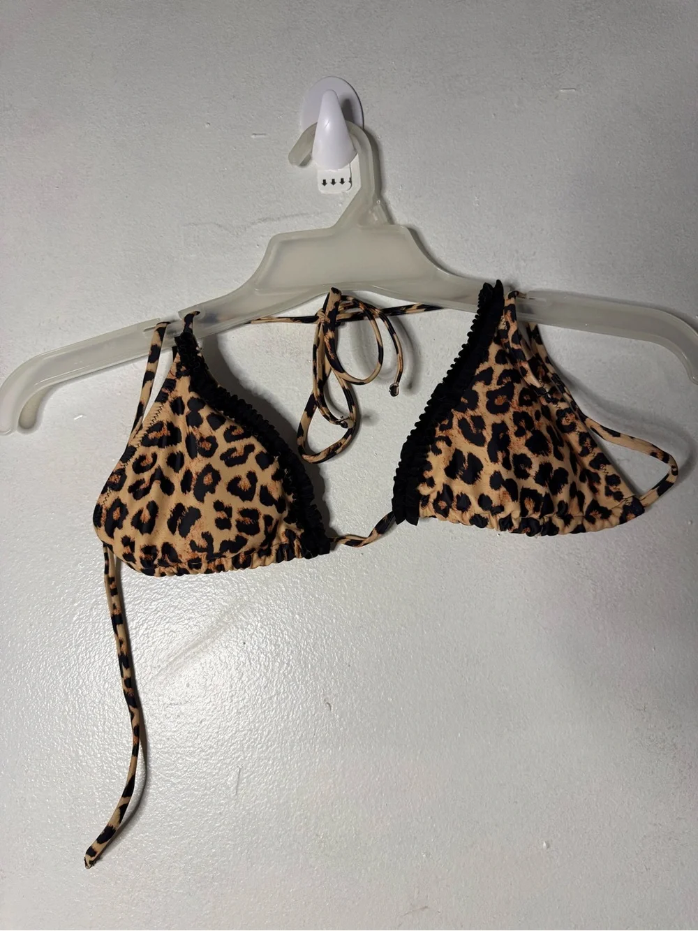 Leopard Print Triangle Bikini